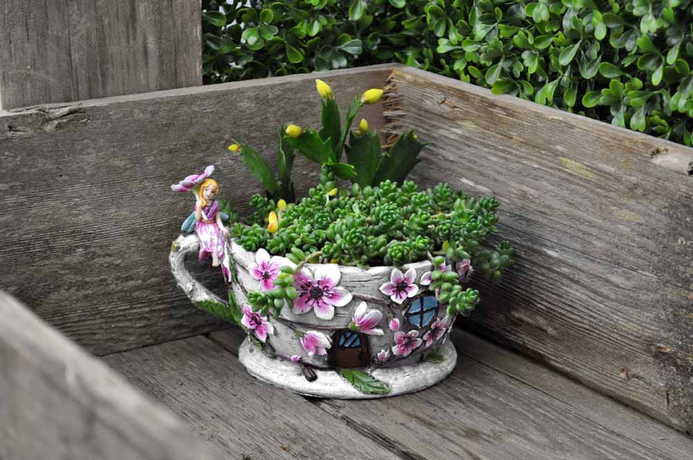 Fairy Garden Teacup Planters