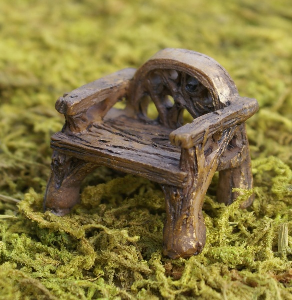 Miniature Woodland Rustic Chair