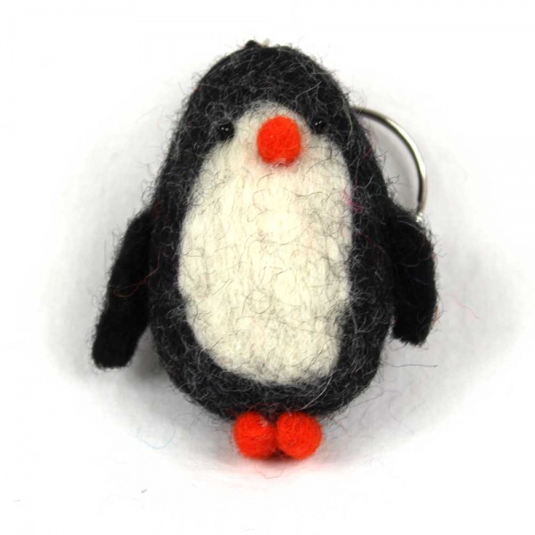 Penguin Keyring, 6 Assorted (FairFelt)